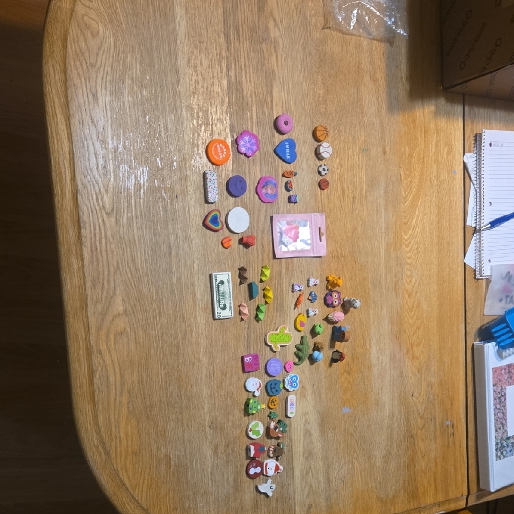 Colorful Assorted Pins and Magnets